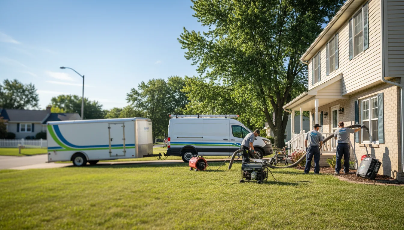 Flooded Basement Restoration And Cleanup With Repair in Glenford, OH near me